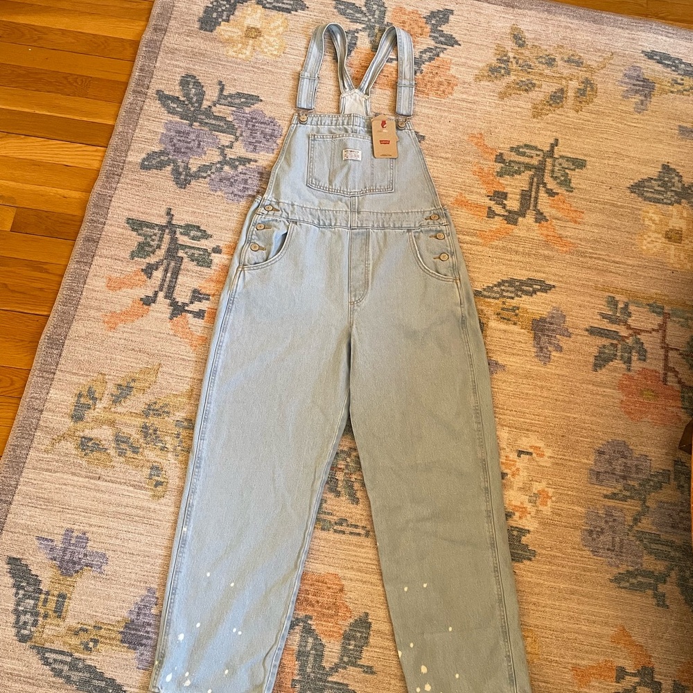 Levi's Light Blue Denim Overalls